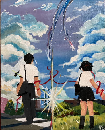 Your Name Fan Art | Acrylic on Canvas